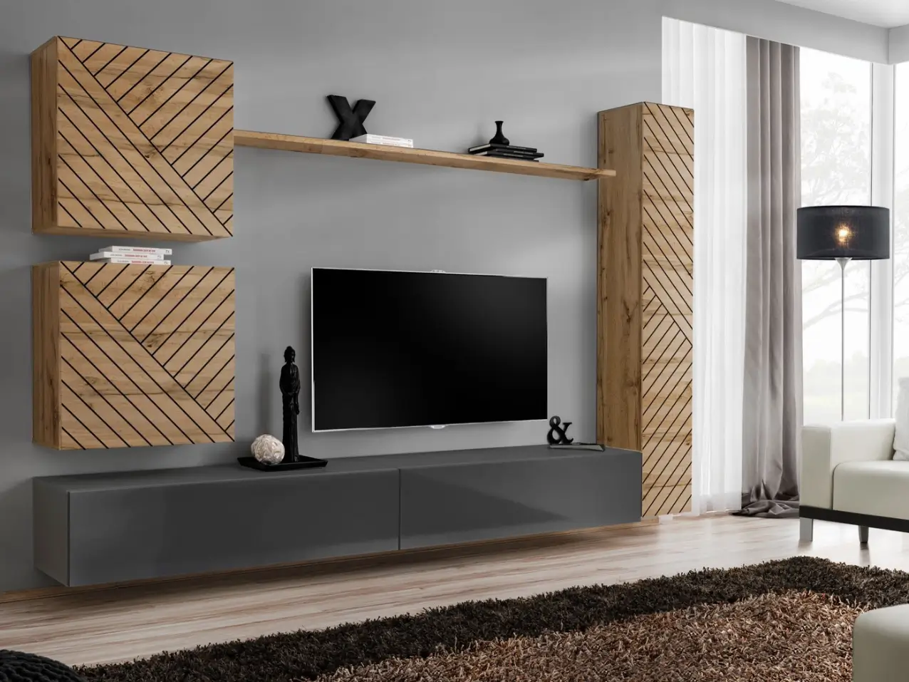 Switch Dąb Wotan Wzór/Grafit Switch Dąb Wotan Wzór/Grafit