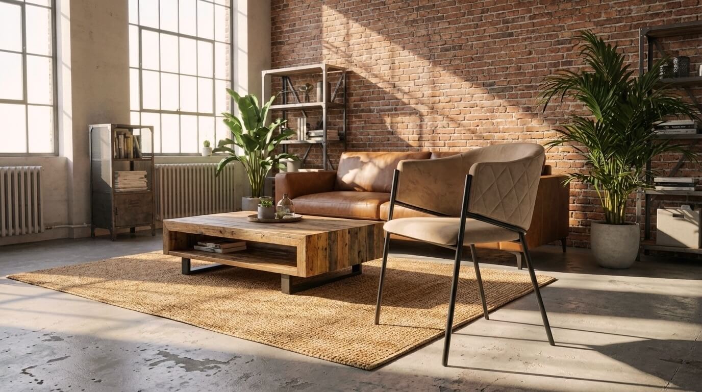 Krzesło loftowe do domu