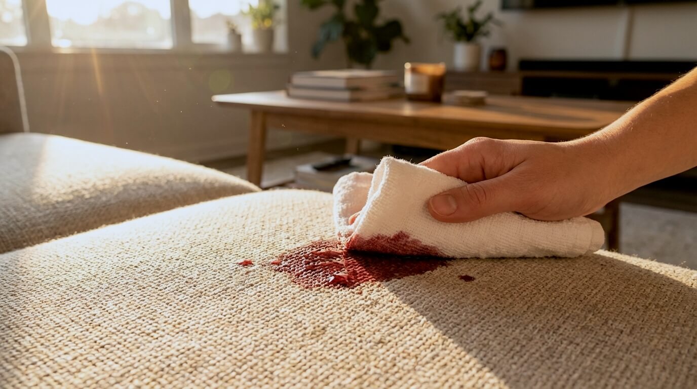 Jak usunąć plamy z kanapy? Najlepsze sposoby 2026