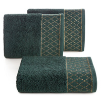 RĘCZNIK LAYLA (07) 70 X 140 CM CIEMNOZIELONY