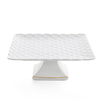 PATERA DEKORACYJNA BELIA (06) 27 X 27 X 10 CM KREMOWY