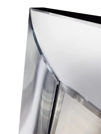 Lustro Bergamo 80/140cm klasyczne prostokątne w prostej lustrzanej ramie