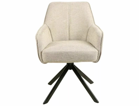 Zestaw 2 krzeseł Notti Brego beżowy (sprężyny kieszeniowe)