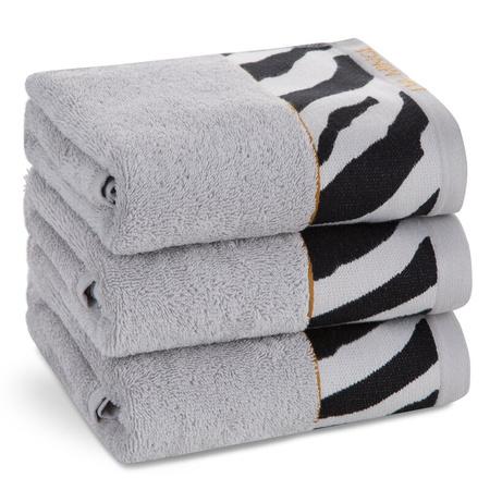 RĘCZNIK EVA 22 50 X 90 CM SREBRNY