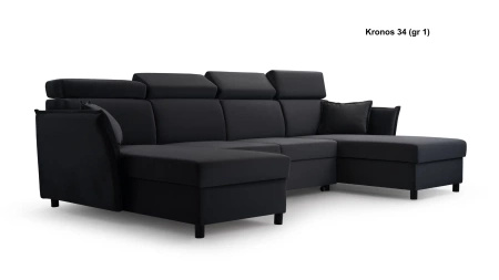 Narożnik MORIS U 296x161 cm z funkcją spania