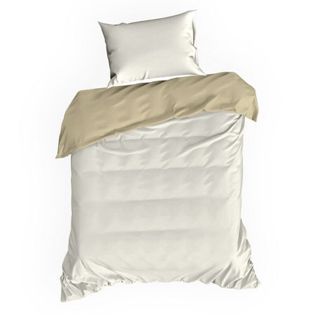 KOMPLET POŚCIELI NOVA3 180 X 200 CM KREMOWY