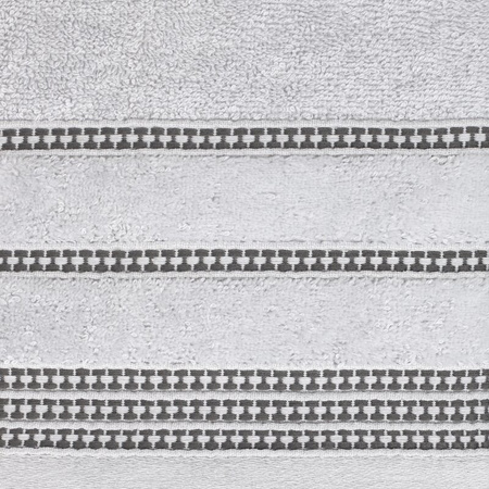 RĘCZNIK AMANDA (03) 70 X 140 CM SREBRNY