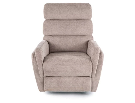 Fotel rozkładany Argos Raven ciemny beżowy