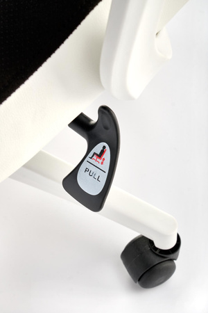 CHRONO fotel gabinetowy biało-czarny