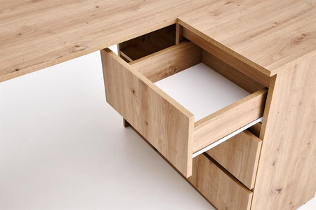 BEGA biurko, dąb artisan (2p=1szt)