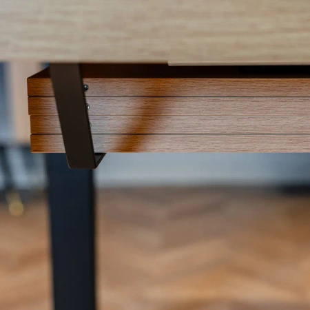 Stół rozkładany MINIMAX typ C 120 / 320 cm laminat dąb jasny