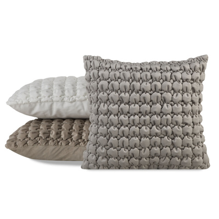 POSZEWKA VELVET 193 45 X 45 CM BIAŁY