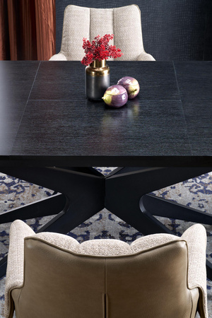 SANDRO stół rozkładany, czarny (2p=1szt)