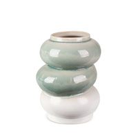 WAZON DEKORACYJNY LIANA (04) 21 X 19 X 26 CM KREMOWY