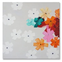 Obraz 80/80cm Margerita ręcznie malowany na płótnie