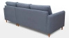 Narożnik AREO 229x153 cm w zestawie z pufą