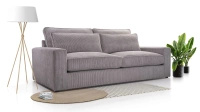 Sofa 3-osobowa Coco 221x104 cm z luźnymi poduchami oparciowymi