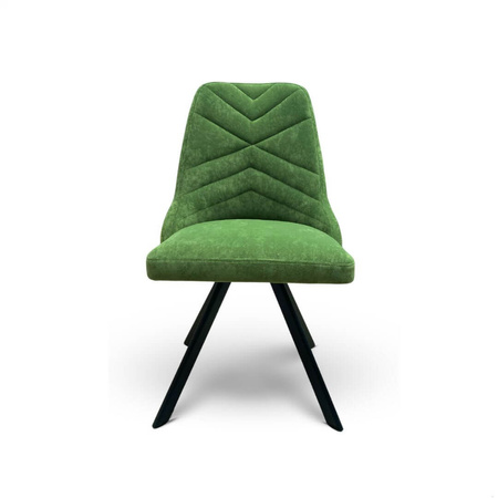 Krzesło NERO zielone w tkaninie
