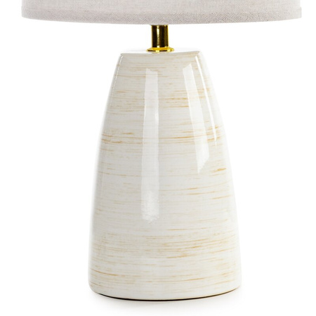 LAMPA DEKORACYJNA GRACE (01) O 23 X 39 CM KREMOWY