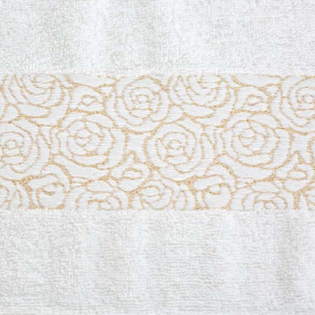 RĘCZNIK IRIS (01) 70 X 140 CM KREMOWY