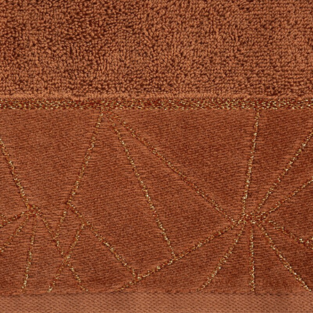 RĘCZNIK CLEO (05) 70 X 140 CM CEGLASTY