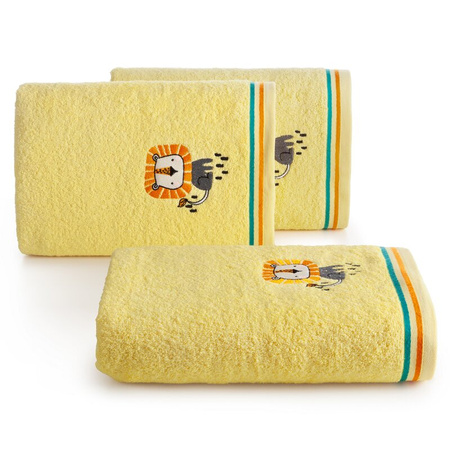 RĘCZNIK DZIECIĘCY BABY69 70 X 140 CM ŻÓŁTY