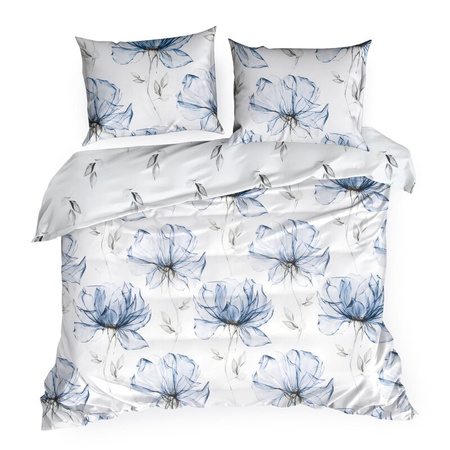 KOMPLET POŚCIELI SATYNOWEJ SPRING 34 220 X 200 CM BIAŁY