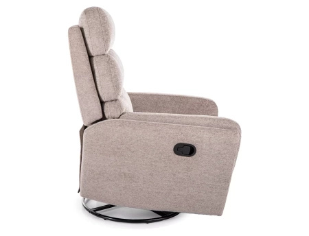 Fotel rozkładany Argos Raven ciemny beżowy