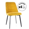 Zestaw 4 krzeseł Aldo Brego curry