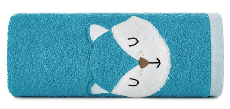 RĘCZNIK DZIECIĘCY BABY70 70 X 140 CM NIEBIESKI