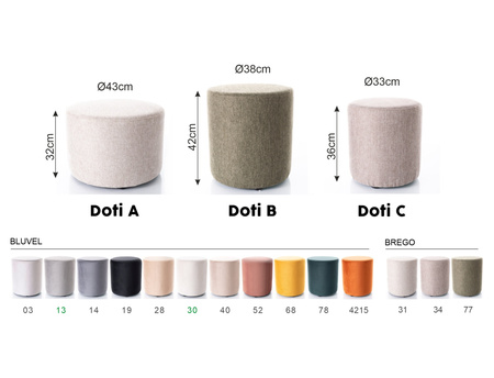 Puf Doti B Velvet curry