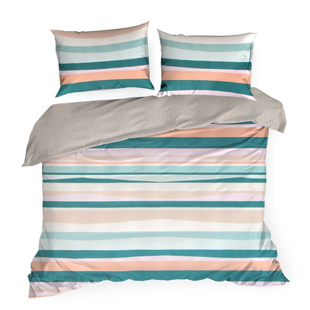 KOMPLET POŚCIELI ESPRIT 04 160 X 200 CM BEŻOWY