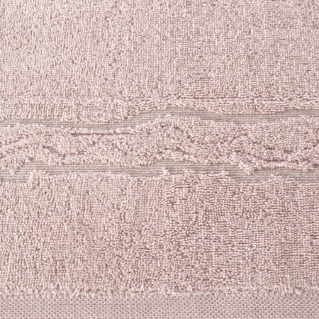 RĘCZNIK KARIN (06) 70 X 140 CM PUDROWY RÓŻ