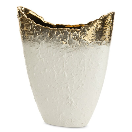 WAZON DEKORACYJNY SERIN (03) 30 X 9 X 35 CM BIAŁY