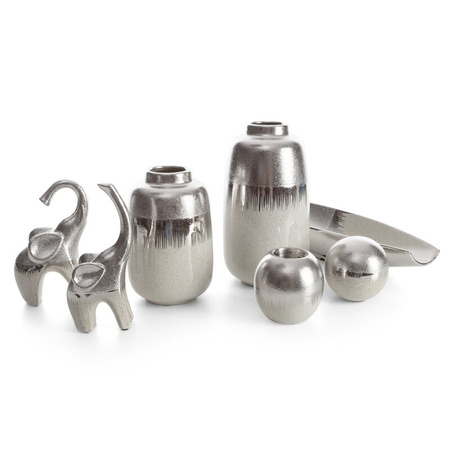 WAZON DEKORACYJNY MAX 16 X 16 X 28 CM KREMOWY