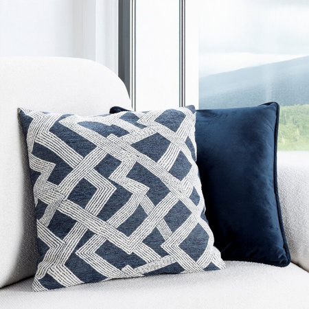 POSZEWKA DALIA 43 X 43 CM GRANATOWY