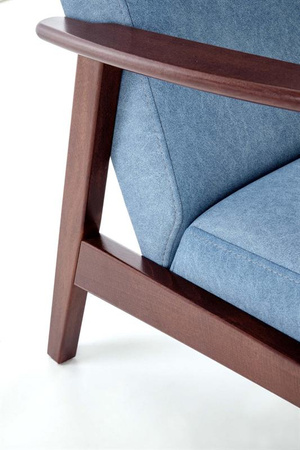 MILANO 2S sofa - niebieski tap. Castel 74 (1p=1szt)