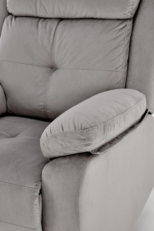 LORIS fotel wypoczynkowy popielaty (2p=1szt)