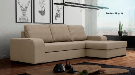 Narożnik FRUGO 285x165 cm z funkcją spania