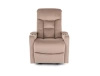 Fotel rozkładany Ikar ciemny beżowy