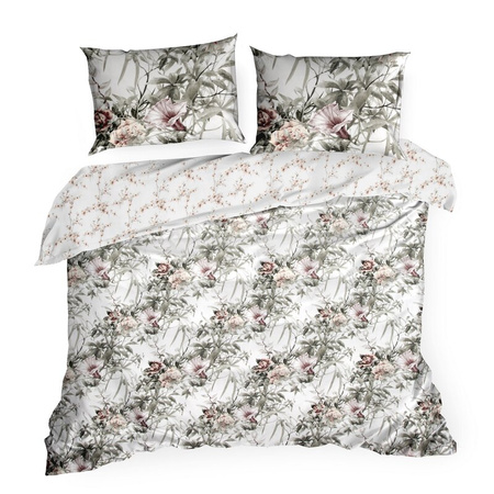 KOMPLET POŚCIELI SATYNOWEJ NIKA 53 220 X 200 CM BIAŁY