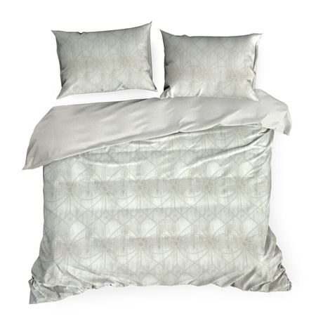 KOMPLET POŚCIELI BAWEŁNIANEJ ADELL 160 X 200 CM BEŻOWY