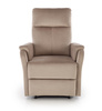 CROCUS fotel wypoczynkowy z funkcją elektrycznego rozkładania, beżowy (1p=1szt)