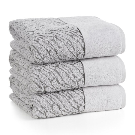 RĘCZNIK NOLA (02) 70 X 140 CM SREBRNY