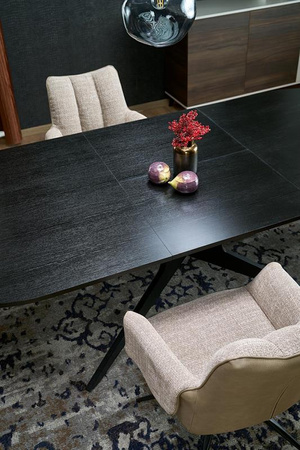 SANDRO stół rozkładany, czarny (2p=1szt)