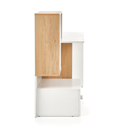 GROSSO biurko dąb złoty / biały (2p=1szt)