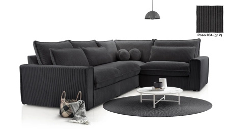 Narożnik modułowy Cecylia - widok frontalny