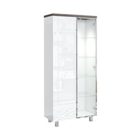 Witryna biała 78 cm SEVILLA GLOSS