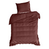 KOMPLET POŚCIELI SATYNOWEJ VERA 220 X 200 CM BURGUNDOWY