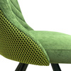 Krzesło NERO zielone w tkaninie
